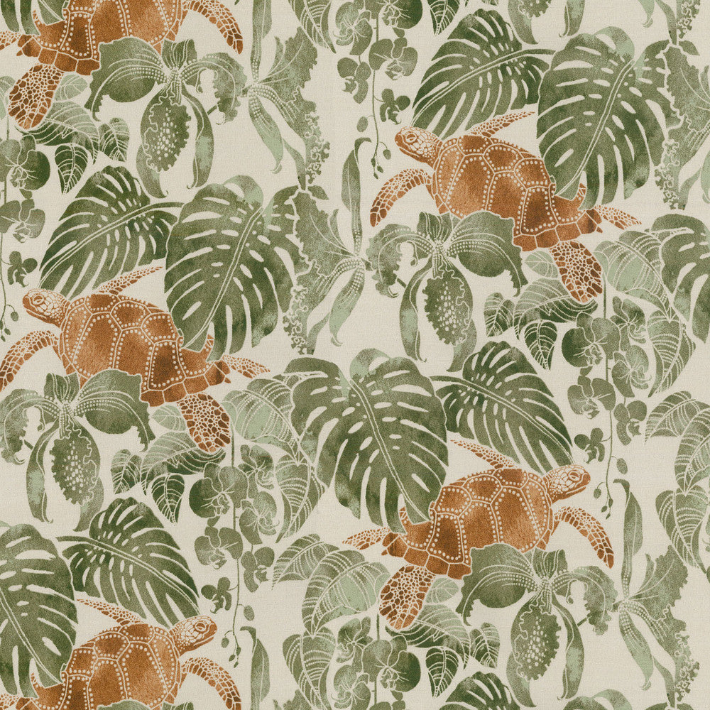 TORTUGA BAY SUNSET 802421 by Tommy Bahama Outdoor Fabric - 100% Cotton 51000 Horizontal: 25.25 and Vertical: 27 54 - Fabric Carolina -