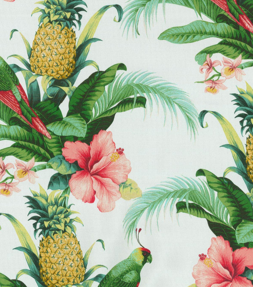 Tbo Beach Bounty Lush Green 802452 by Tommy Bahama Home Fabric OUTDOOR 2018 100% Spun Polyester PAKISTAN Horizontal: 27.00" and Vertical: 25.25" 54" - Fabric Carolina -