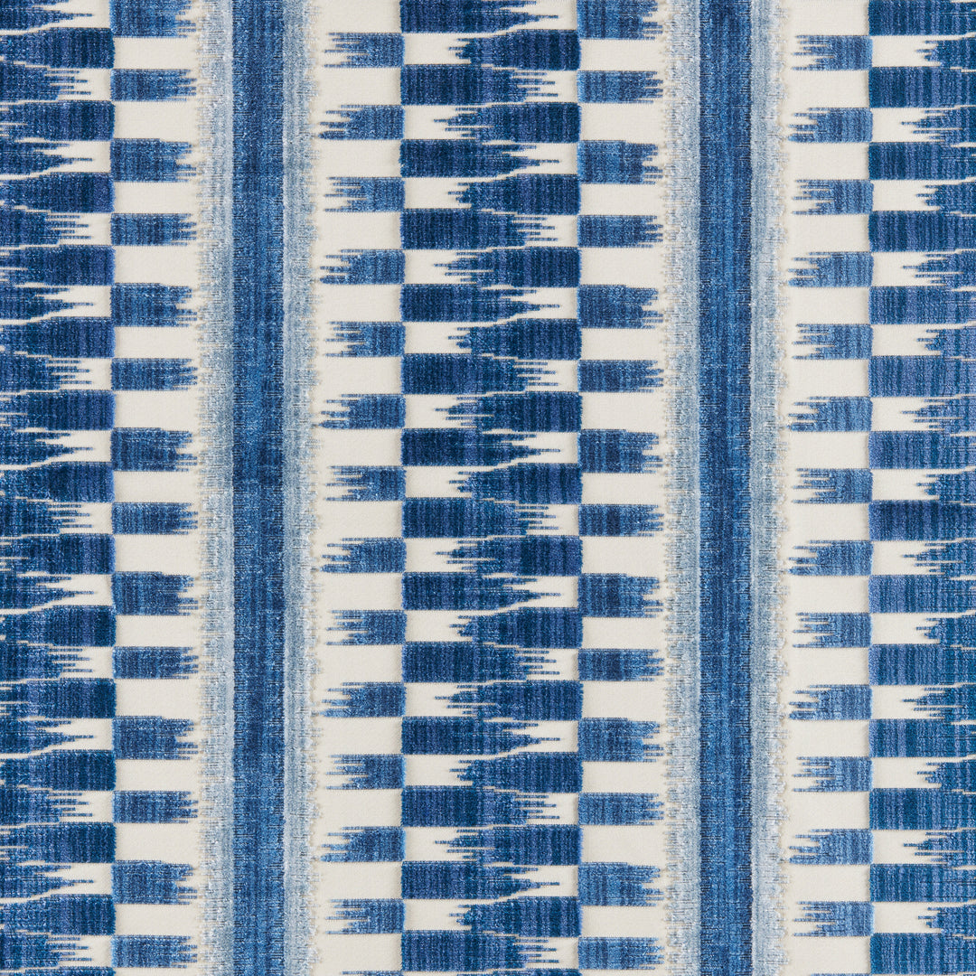 Flamme Velvet - Blue By Brunschwig & Fils Fabric