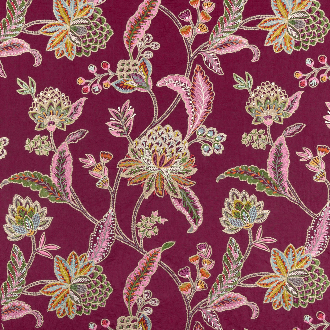 Tropez Emb - Plum By Brunschwig & Fils Fabric