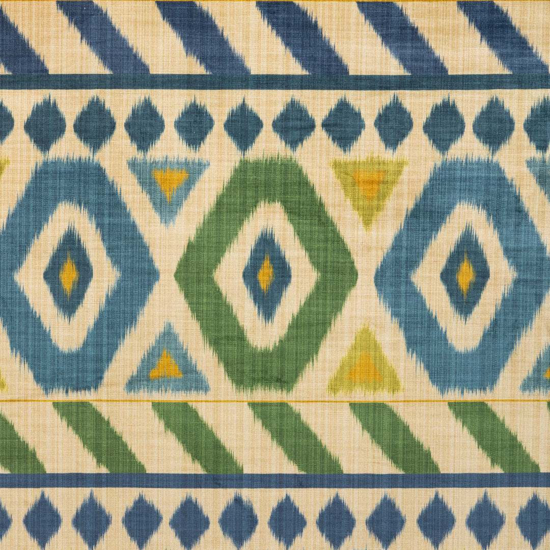 Uzbek Velvet - Green/Blue By Brunschwig & Fils Fabric