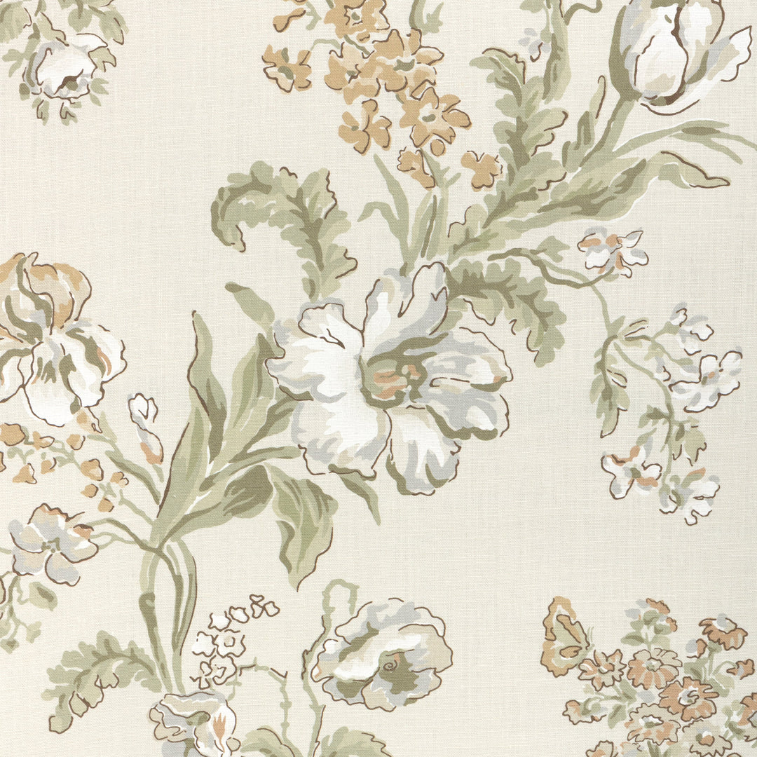 Maintenon Print - Spice By Brunschwig & Fils Fabric