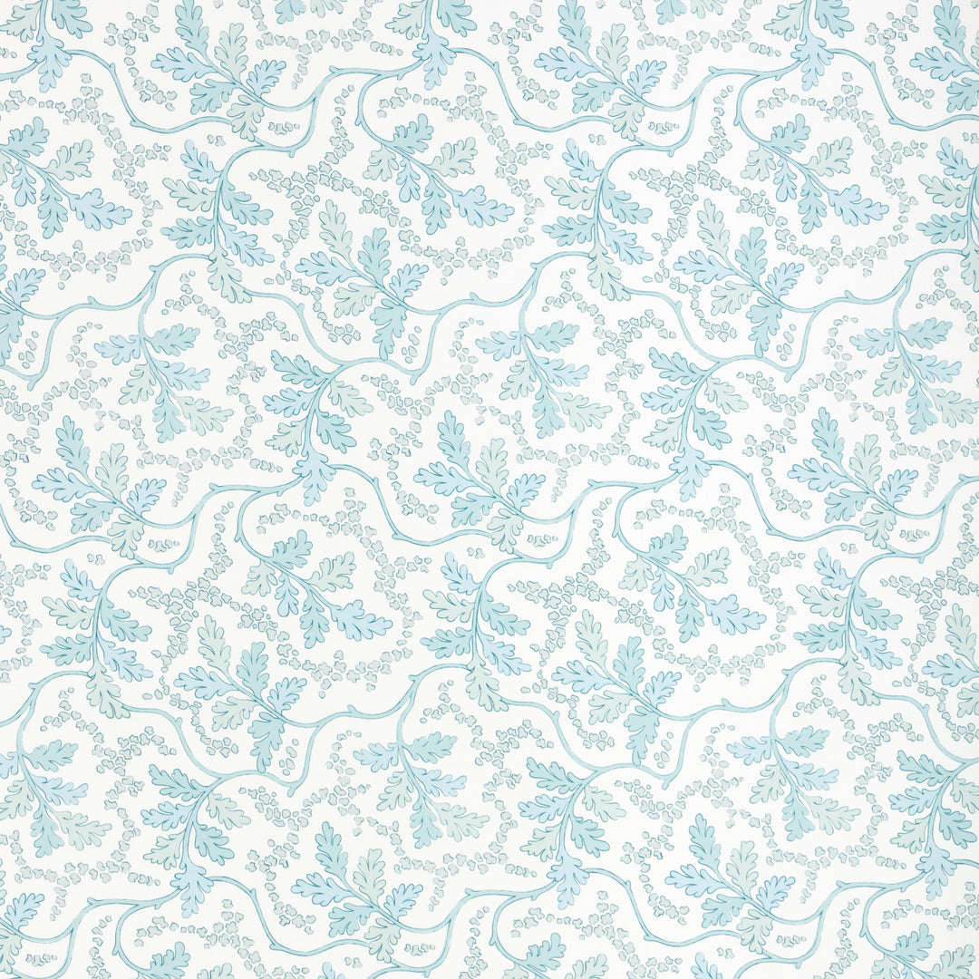 Aureille Print - Aqua By Brunschwig & Fils Fabric
