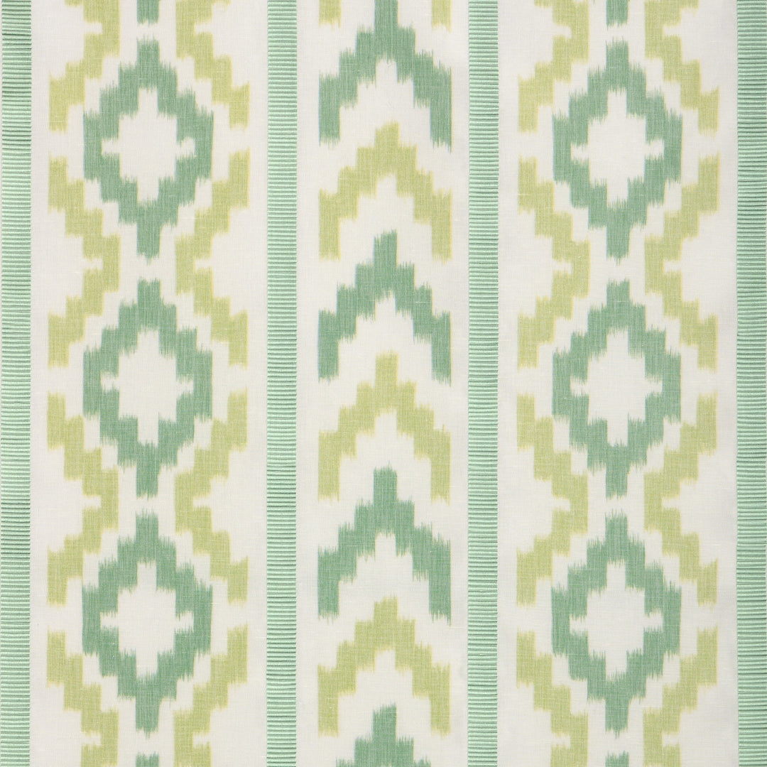 Sarlat Warp Print - Vert By Brunschwig & Fils Fabric