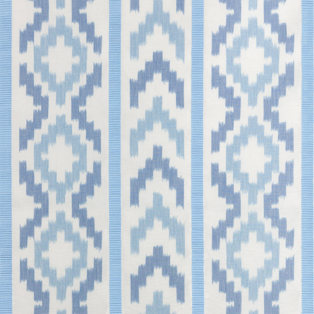 Sarlat Warp Print - Blue By Brunschwig & Fils Fabric