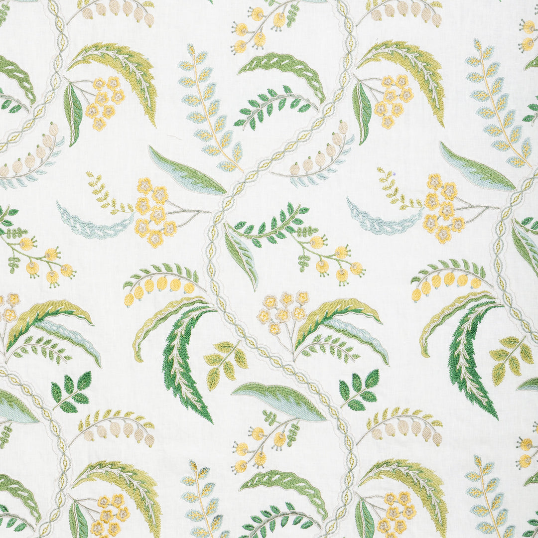 Genive Emb - Vert/Soleil By Brunschwig & Fils Fabric