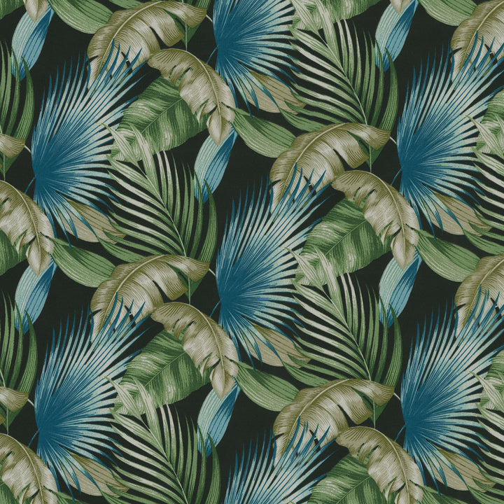 Tbo San Juan Charcoal 802521 by Tommy Bahama Home Fabric - 100% Spun Polyester PAKISTAN Horizontal: 9 and Vertical: 12.6 54 - Fabric Carolina -