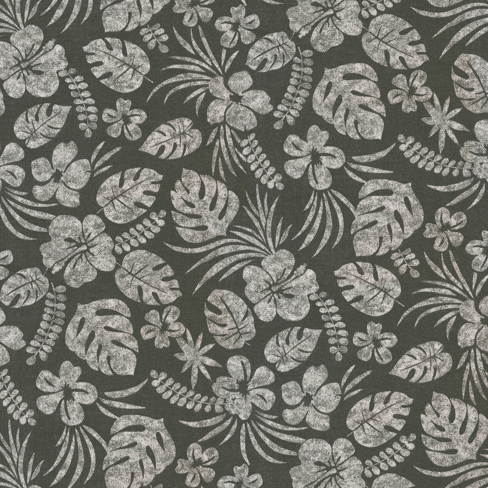 Isle Be Back Charcoal 802541 by Tommy Bahama Outdoor Fabric - 100% Spun Polyester Pakistan 51000 Horizontal: 25.25 and Vertical: 13.5 54 - Fabric Carolina -