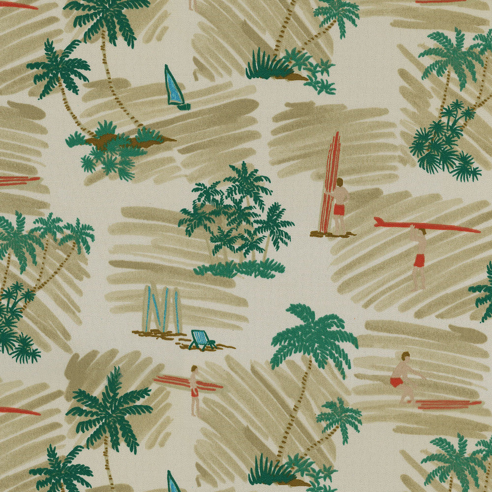 RIDE THE TIDE SUNSET 802552 by Tommy Bahama Outdoor Fabric - 100% Polyester 51000 Horizontal: 12.6 and Vertical: 13.5 54 - Fabric Carolina -
