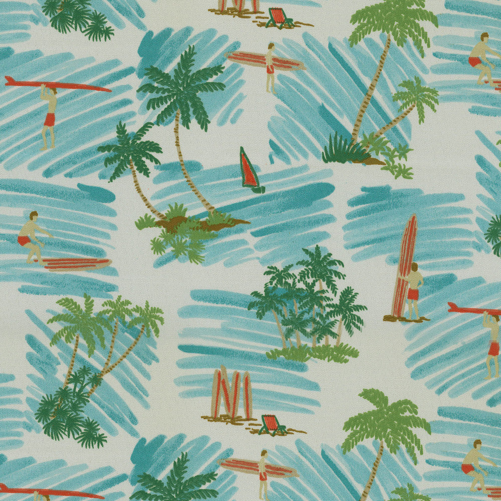 Tbo Ride The Tide Capri 802553 by Tommy Bahama Home Fabric - 100% Spun Polyester PAKISTAN Horizontal: 13.5 and Vertical: 12.6 54 - Fabric Carolina -