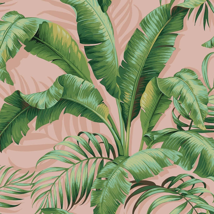Tbo Palmiers Blush 802570 by Tommy Bahama Home Fabric - 100% Spun Polyester U.S.A. 51000 Horizontal: 27 and Vertical: 27 54 - Fabric Carolina -