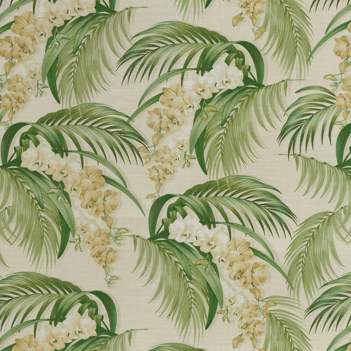 Orchid Haven Lemongrass 802582 by Tommy Bahama Home Fabric - 100% Spun Polyester Peru 18000 Horizontal: 27 and Vertical: 27 54 - Fabric Carolina -