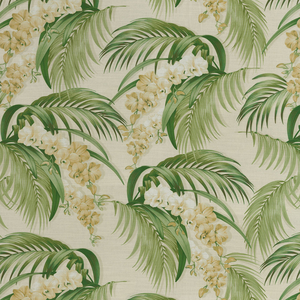 Orchid Haven Lemongrass 802582 by Tommy Bahama Home Fabric - 100% Cotton Peru 18000 Horizontal: 27 and Vertical: 27 54 - Fabric Carolina -