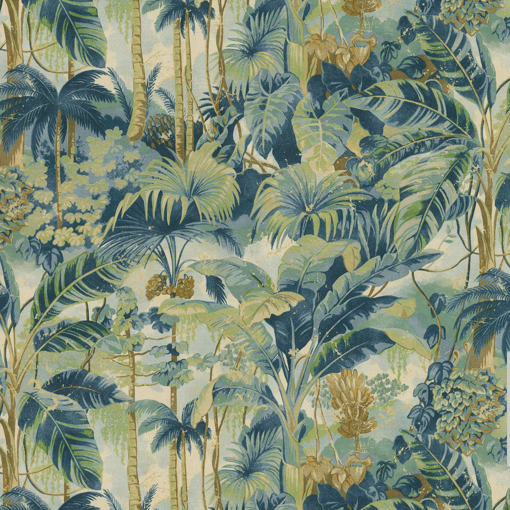 Nature Lover Azure 802601 by Tommy Bahama Home Fabric - 100% Cotton PERU 24000 Horizontal: 27 and Vertical: 25.25 54 - Fabric Carolina -