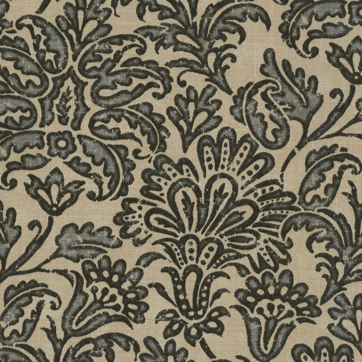 Tbo Batiking Noir 802662 by Tommy Bahama Home Fabric - 100% Spun Polyester PAKISTAN 51000 Horizontal: 27 and Vertical: 25.25 54 - Fabric Carolina -