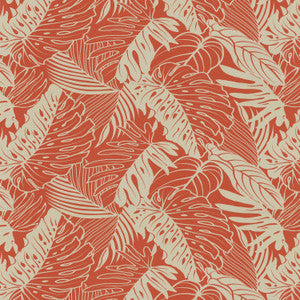 Tbo Leaf Reef Tangerine 802671 by Tommy Bahama Home Fabric