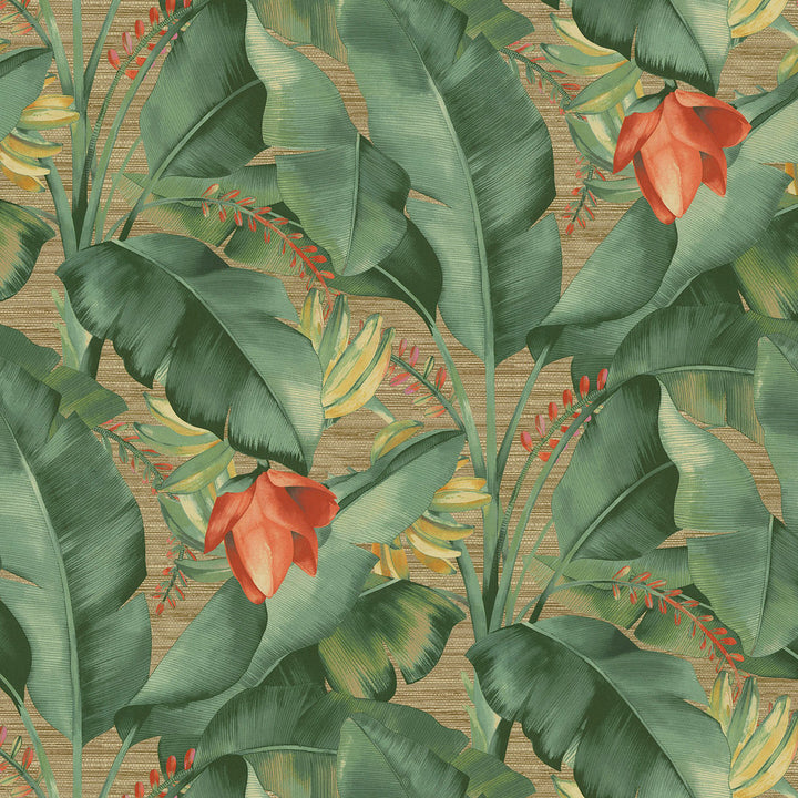 Among Fronds Rattan 802682 by Tommy Bahama Home Fabric - 100%Cotton PERU 29000 Horizontal: 13.5 and Vertical: 25.25 54 - Fabric Carolina -