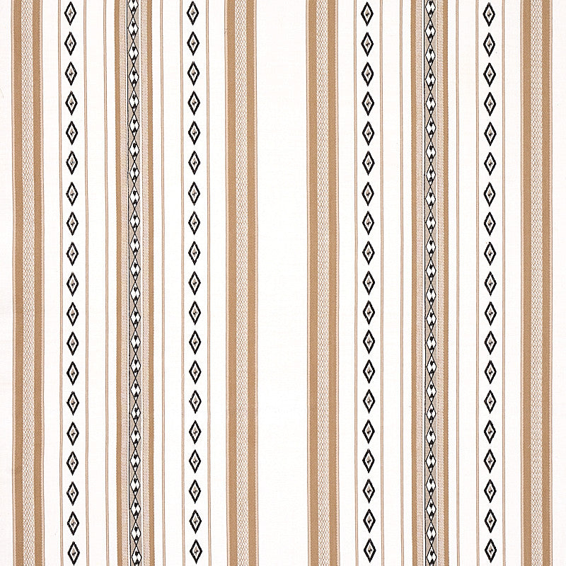 Dakota Stripe Neutral 80270 by Schumacher Fabric WORLD VIEW II COTTON 87% POLYESTER 13% INDIA </p><p>Repeat: Horizontal: 17 5/8" (45CM) and Vertical: 2" (5CM) 53 - Fabric Carolina -