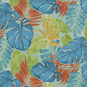 Tbo Batik Leaves Sailor 802710 by Tommy Bahama Home Fabric