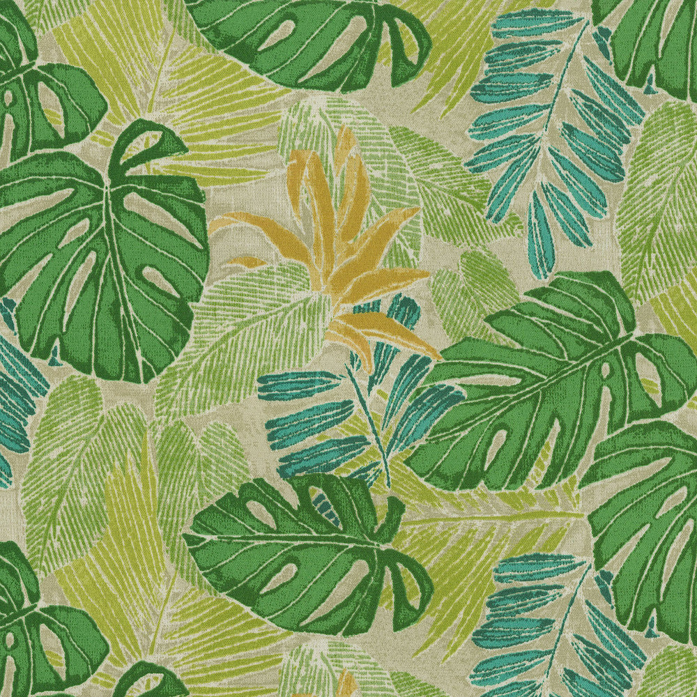 Tbo Batik Leaves Meadow 802712 by Tommy Bahama Home Fabric - 100%Polyester PAKISTAN 15000 Horizontal: 13.5 and Vertical: 12.625 55 - Fabric Carolina -