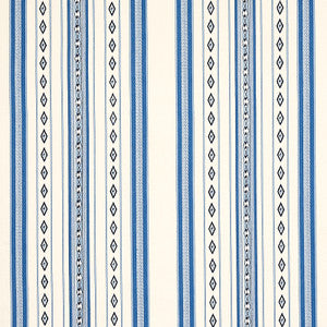 Dakota Stripe Blue 80271 by Schumacher Fabric