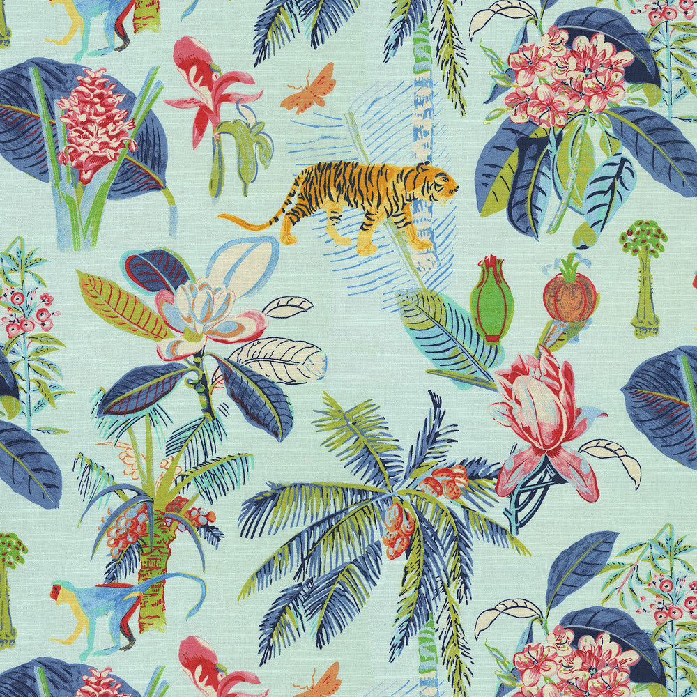 Heavenly Kingdom Aegean 802790 by Tommy Bahama Fabric - 100% cottonm China 24000 Horizontal: 27 and Vertical: 25.25 54/55 - Fabric Carolina -