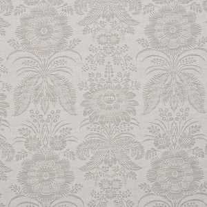 Greta Damask Grey 80421 by Schumacher Fabric