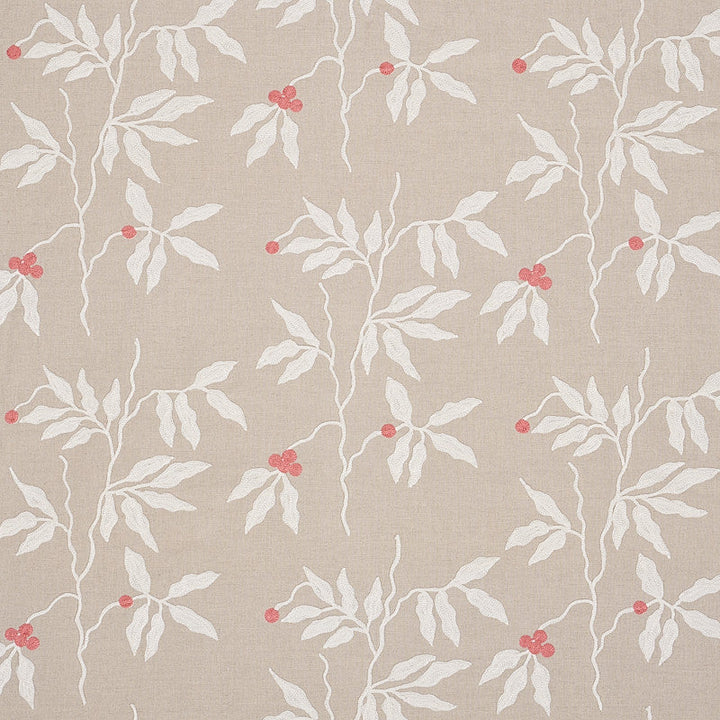 Lilla Embroidery Ivory On Neutral 80431 by Schumacher Fabric Schumacher Fabric Lilla Embroidery Ivory On Neutral 80431Fabric LINEN 48% INDIA </p><p>Repeat: H: HORZ. 17 1/3" (33CM), V: VERT 15 3/4" (40CM) 52 - Fabric Carolina -