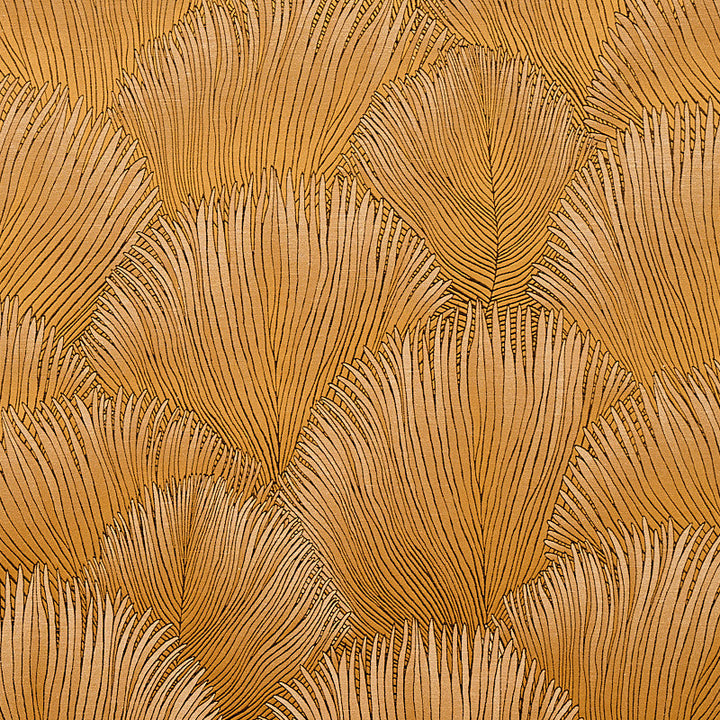 Fondale Gold 80550 by Schumacher Fabric Schumacher Fabric Fondale Gold 80550Fabric LINEN 31% ITALY </p><p>Repeat: H: HORZ. 55 1/2" (141CM), V: VERT. 35 4/5" (91CM) 55.5 - Fabric Carolina -