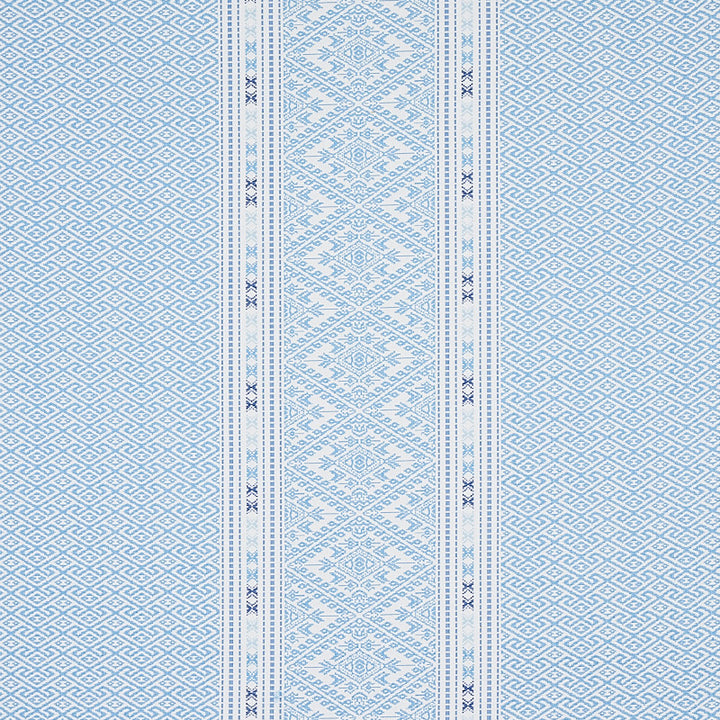 Ruiz Jacquard Sky 80611 by Schumacher Fabric Schumacher Fabric Ruiz Jacquard Sky 80611Fabric COTTON 100% INDIA </p><p>Repeat: H: HORZ. 26 2/3" (68CM), V: VERT. 3 4/5" (10CM) 54 - Fabric Carolina -