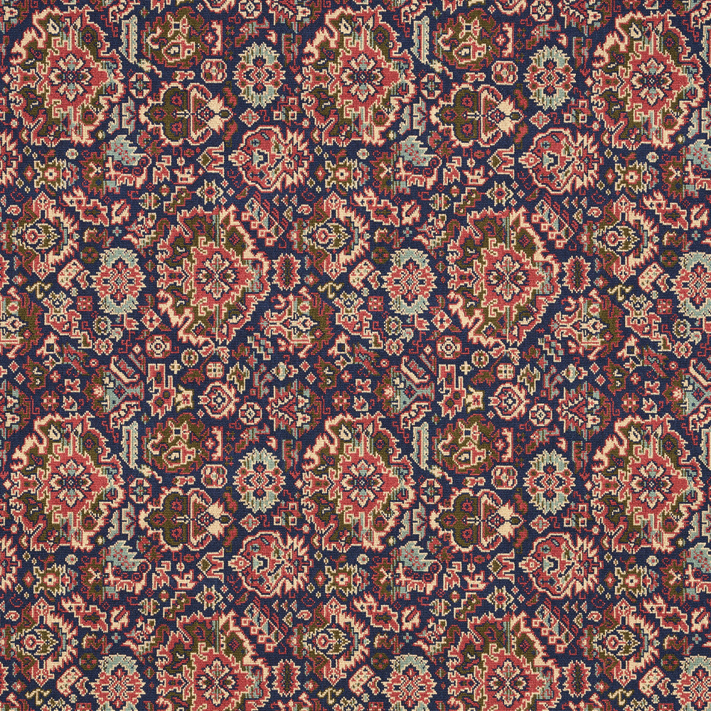 Pallay Epingle Multi 80621 by Schumacher Fabric Schumacher Fabric Pallay Epingle Multi 80621Fabric COTTON 91% BELGIUM </p><p>Repeat: H: HORZ. 13 2/5" (34CM), V: VERT. 18 8/9" (48CM) 53.5 - Fabric Carolina -