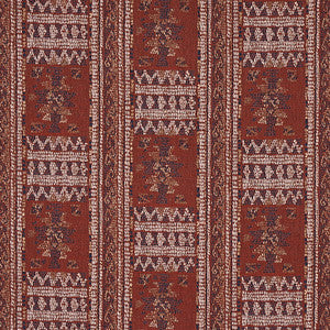 Maracena Jacquard Red 80631 by Schumacher Fabric