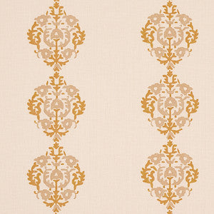 Constantine Natural & Ochre 80712 by Schumacher Fabric