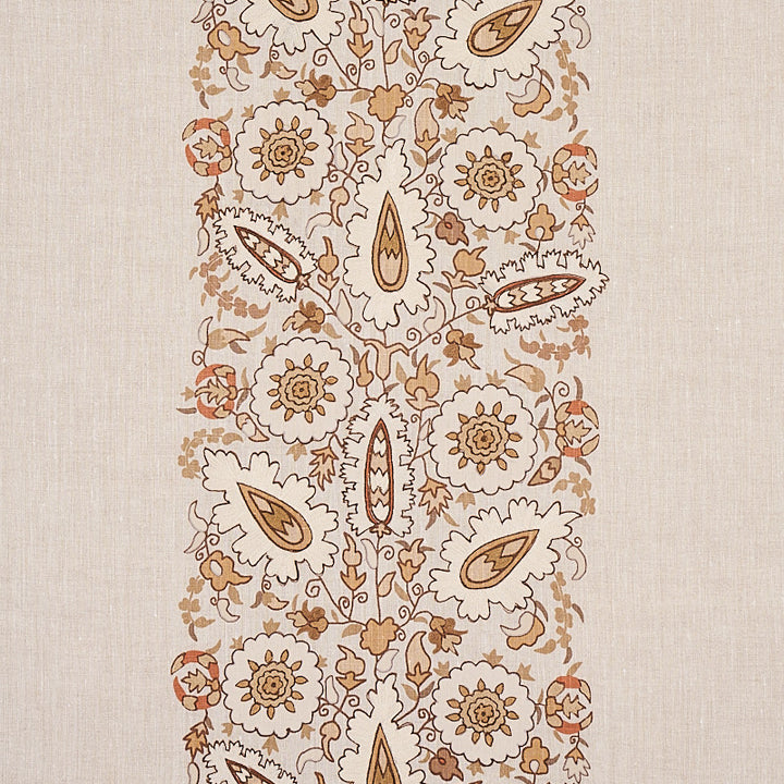 Anatolia Embroidery Natural 80752 by Schumacher Fabric Schumacher Fabric Anatolia Embroidery Natural 80752Fabric LINEN 88% INDIA </p><p>Repeat: H: HORZ. 27" (69CM), V: VERT. 14 1/5" (36CM) 53 - Fabric Carolina -