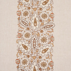 Anatolia Embroidery Natural 80752 by Schumacher Fabric