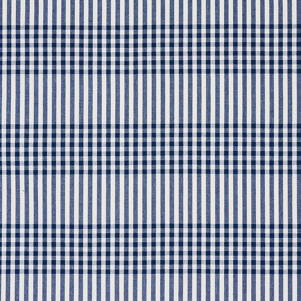 Bergen Plaid Navy 80802 by Schumacher Fabric Schumacher Fabric Bergen Plaid Navy 80802Fabric COTTON 100% INDIA </p><p>Repeat: H: HORZ. 1/2" (1CM), V: VET. 5 2/5" (13CM) 54" (137CM) - Fabric Carolina -