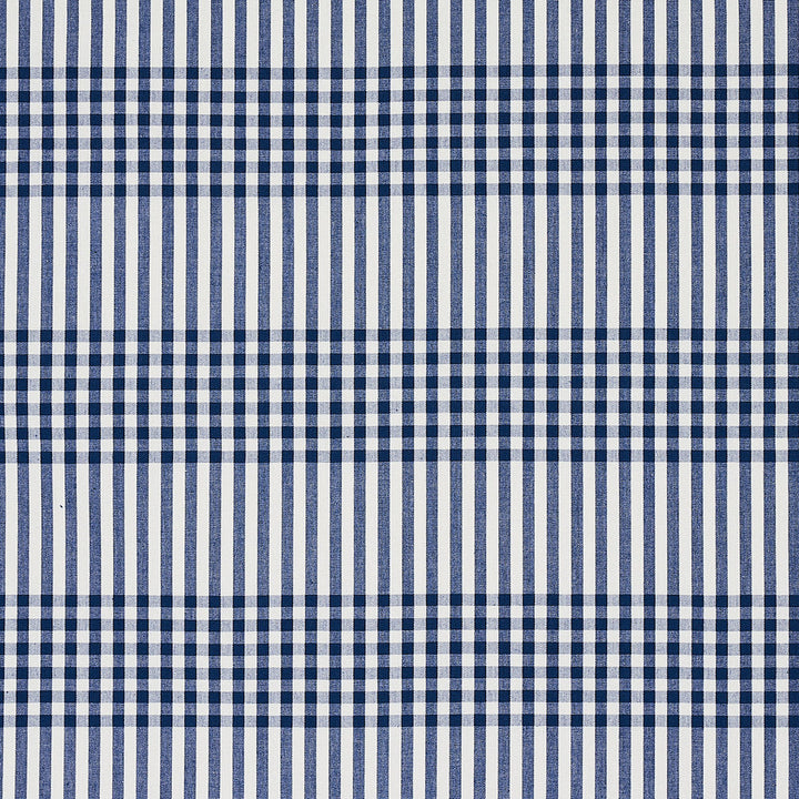 Bergen Plaid Navy 80802 by Schumacher Fabric Schumacher Fabric Bergen Plaid Navy 80802Fabric COTTON 100% INDIA </p><p>Repeat: H: HORZ. 1/2" (1CM), V: VET. 5 2/5" (13CM) 54" (137CM) - Fabric Carolina -