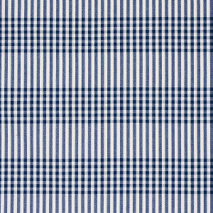 Bergen Plaid Navy 80802 by Schumacher Fabric