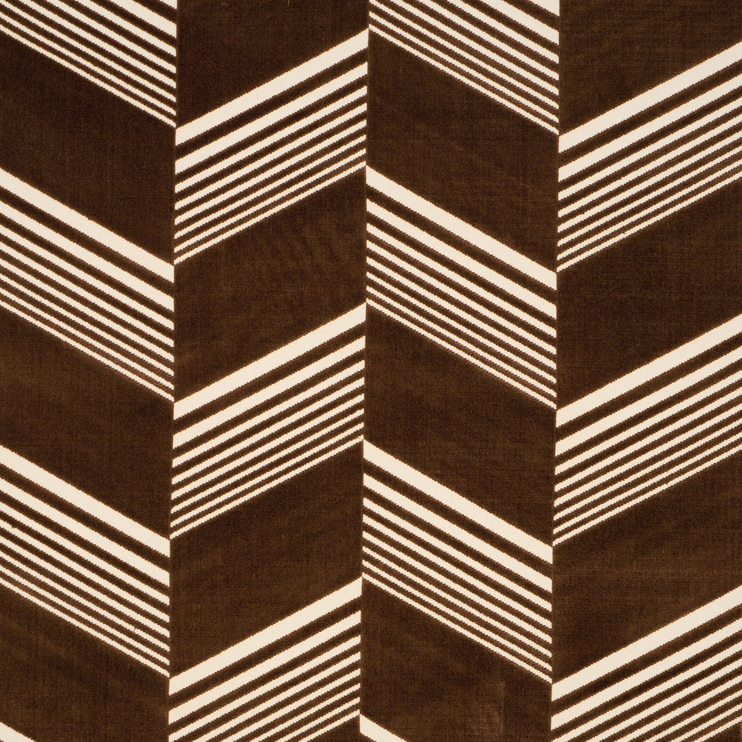 Jessie Cut Velvet - Sable by Schumacher Fabric