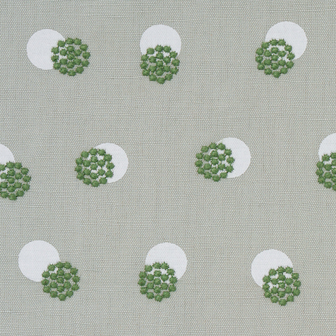 Taylor Embroidery - Green by Schumacher Fabric