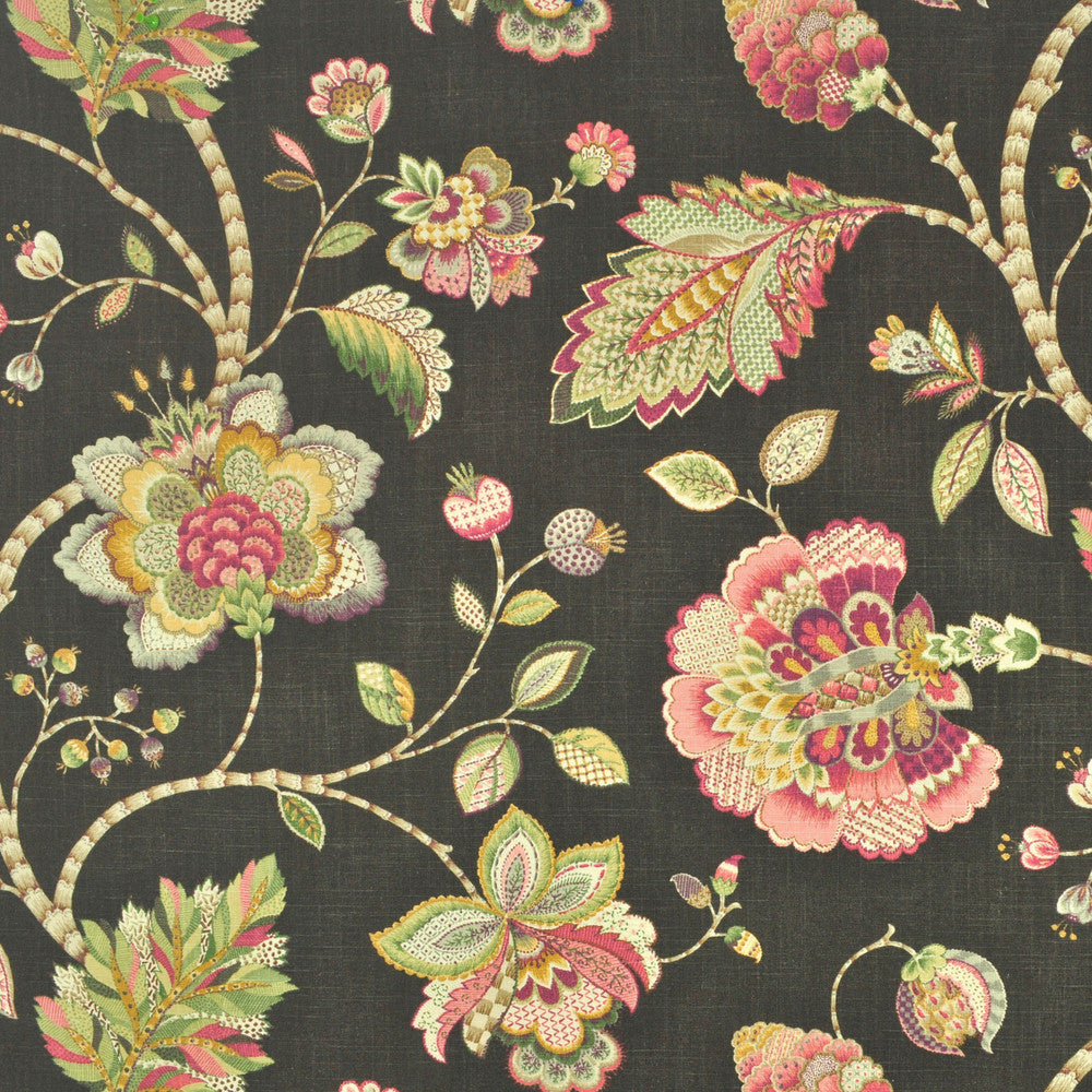 Floret Slate 4 by P Kaufmann Fabrics Fabric