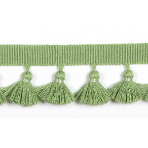 Hellenic Key Tassel Fringe Kiwi by Europatex Fabric