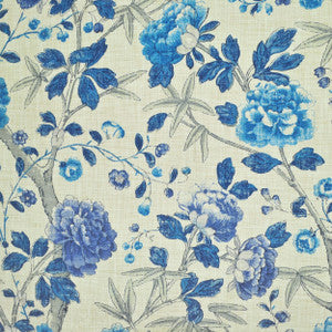 Flower Song Delft 3 by P Kaufmann Fabrics Fabric