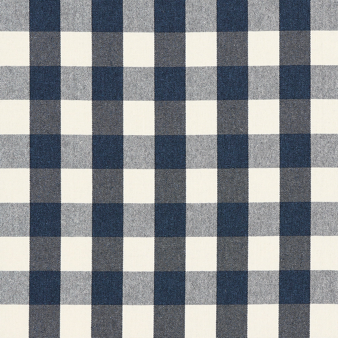 Dutton Buffalo Check - Navy by Schumacher Fabric