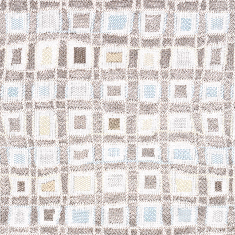 145470-0002 Mosaic Squares Mineral by Sunbrella Fabric Sunbrella Acrylic USA or Imported 5-Year Horizontal: 17 in. and Vertical: 8.8 in. 54 in. - Fabric Carolina -