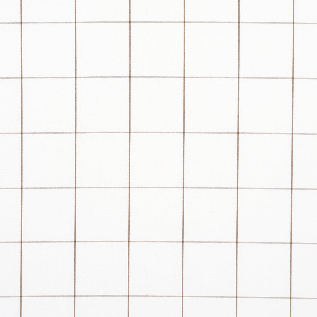 Woodman Check - Berber Brown by Schumacher Fabric