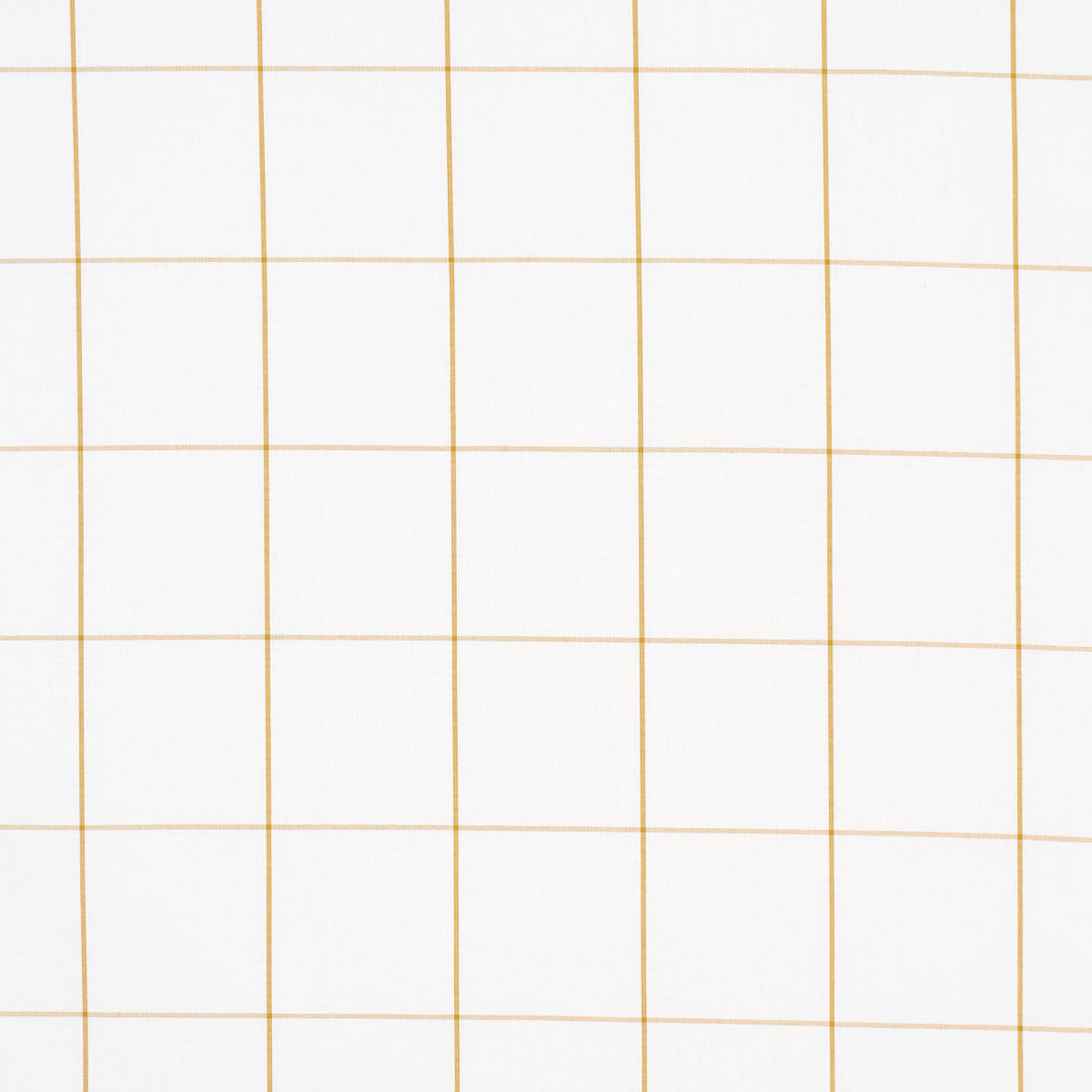 Woodman Check - Straw by Schumacher Fabric