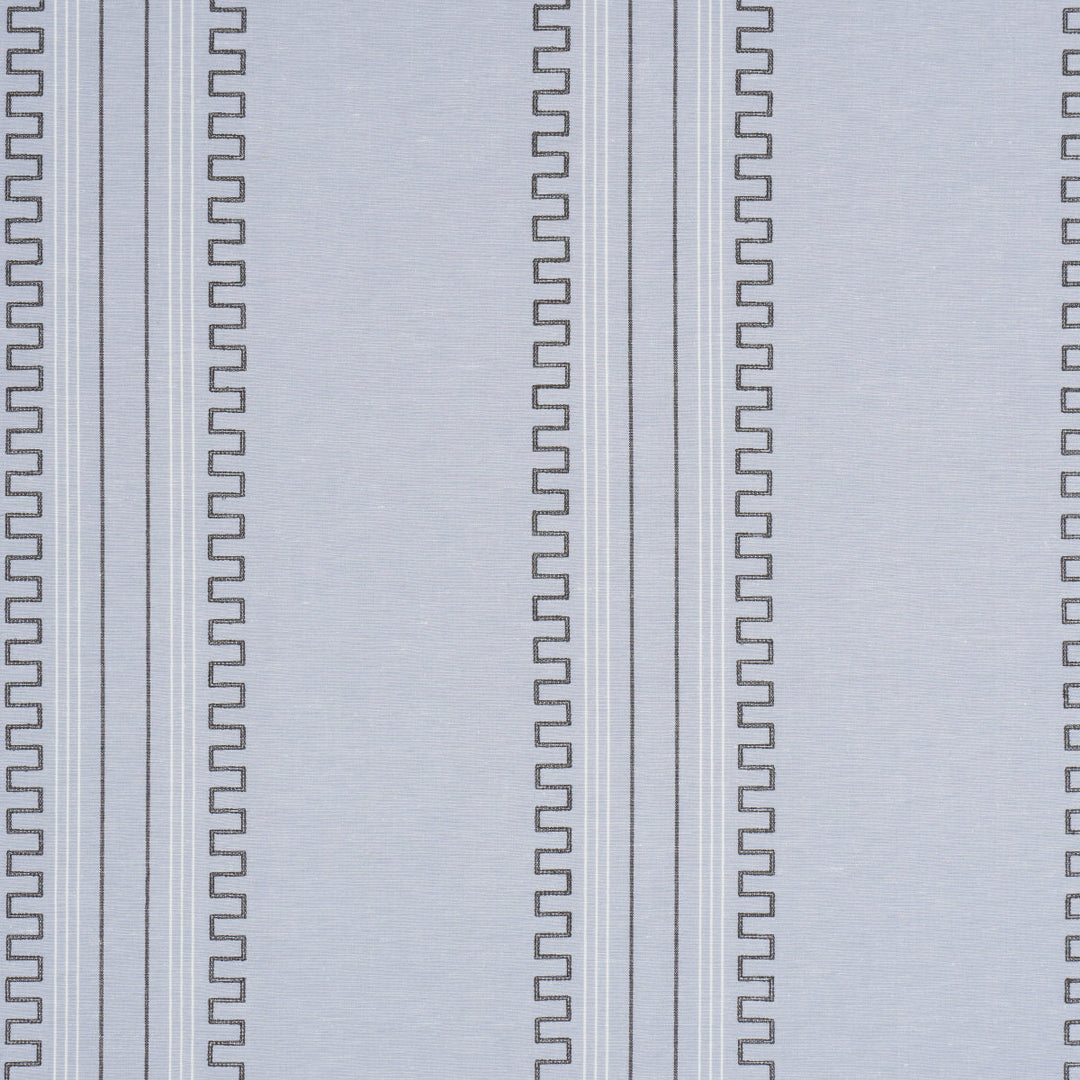 Greco Stripe - Chambray by Schumacher Fabric
