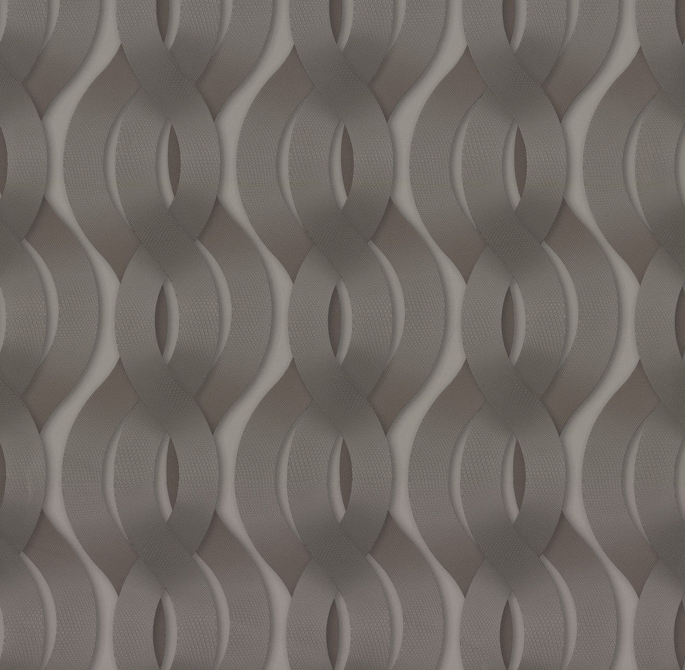 Nexus Mink Metallic Wallpaper by York Wallcoverings Urban Oasis Covers about 79.2 square feet 27.56-in by 34.5-ft long roll Unpasted 12.5 - Fabric Carolina -