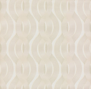 Nexus White & Cream Metallic Wallpaper by York Wallcoverings